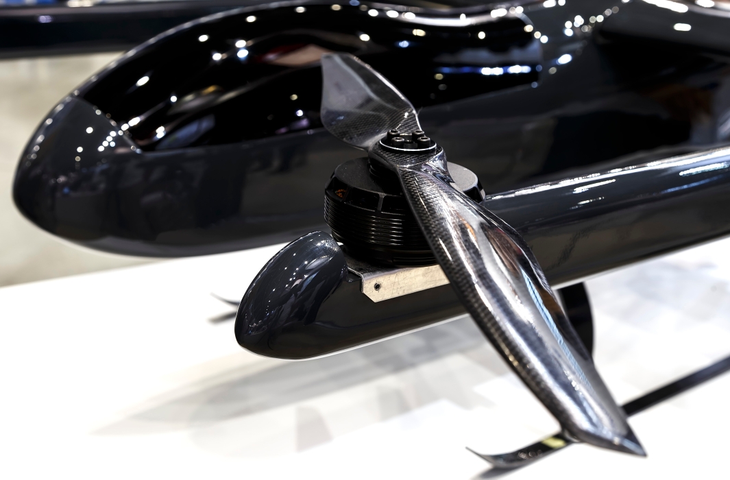 Composite drone propeller blade