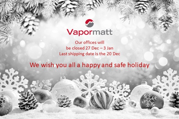 Vapormatt Christmas Opening Times