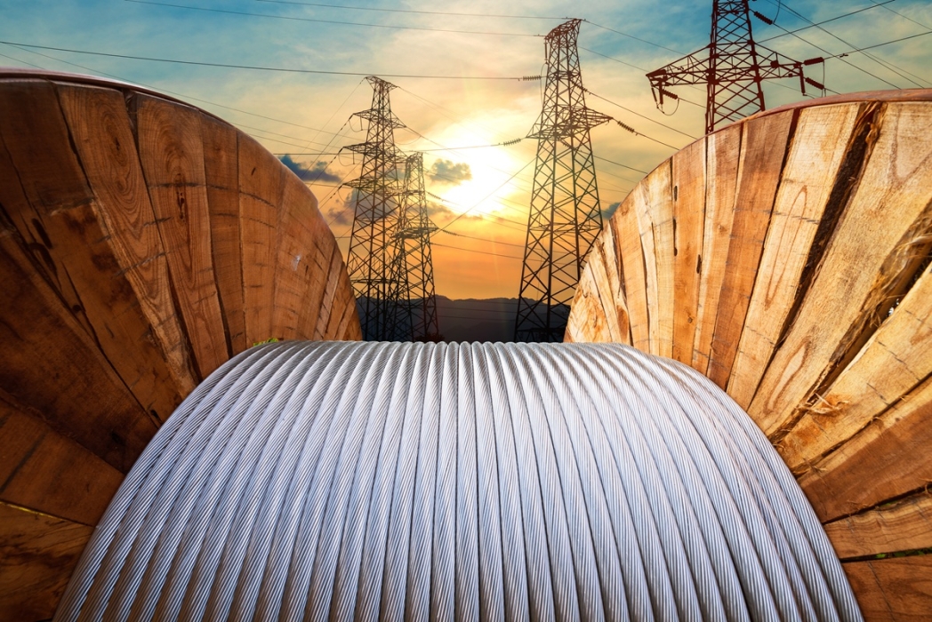 Overhead power cable