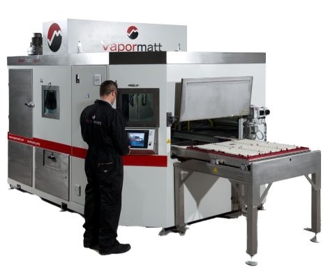 Vapormatt Jaguar automatic wet blasting machine