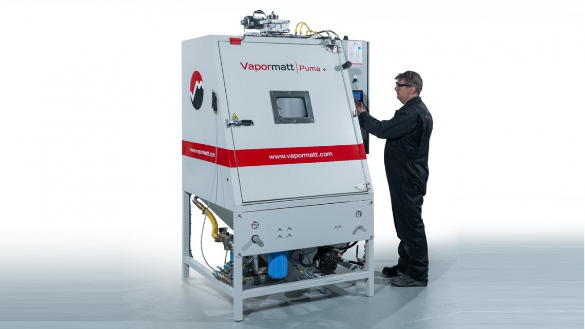 Vapormatt Puma+ Wet-Blasting (Vapour-Blasting) System