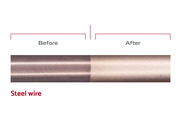 Vapormatt | Vapor Blasting Steel Wire