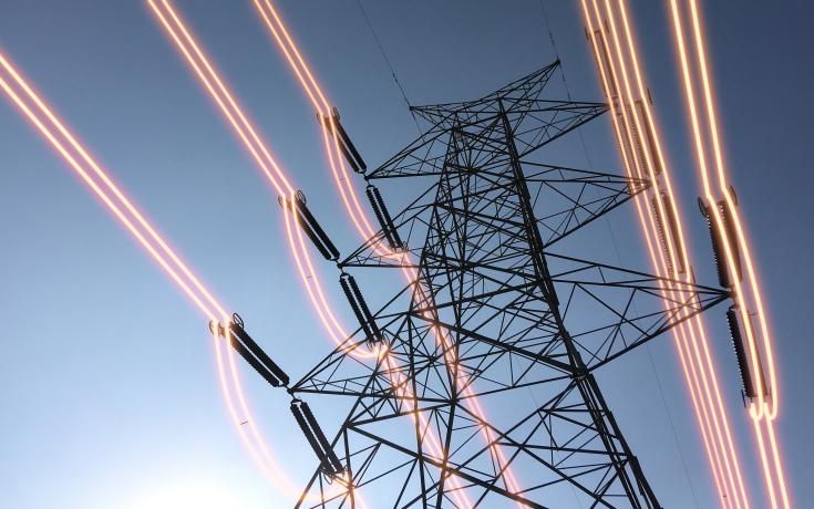 Overhead power cable