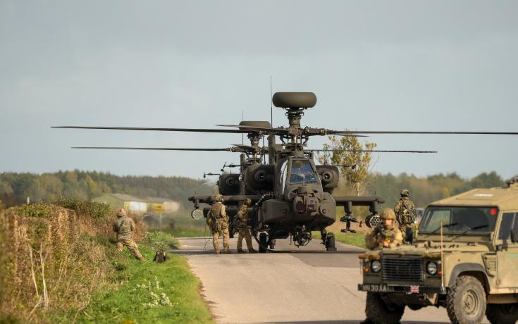 Military helicopters