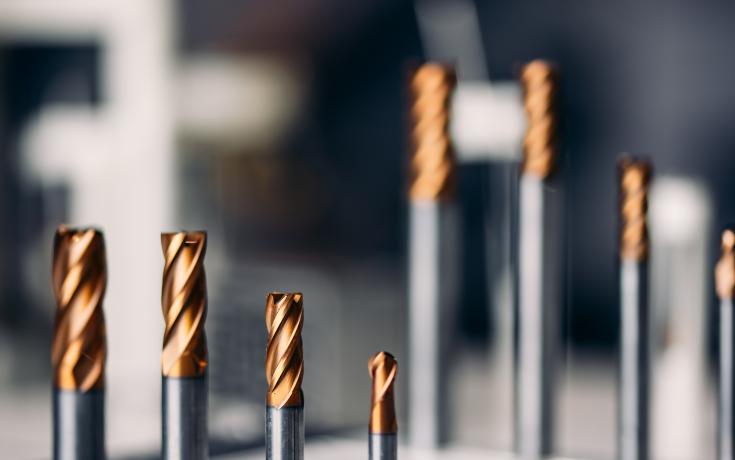 Coated solid round tools