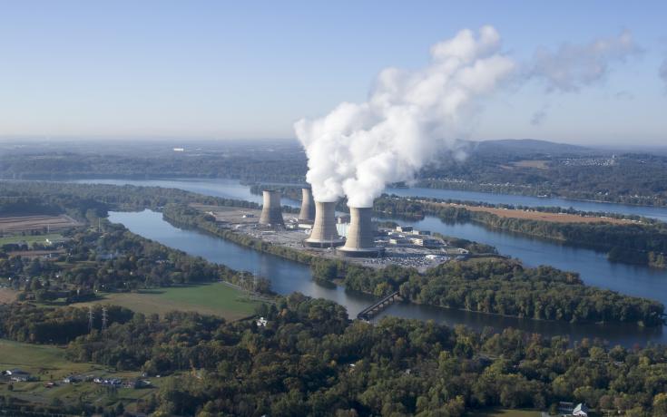 Three Mile island nuclear power station