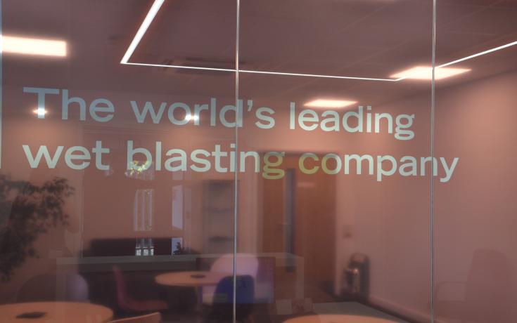 World's leading wet blasting company office image
