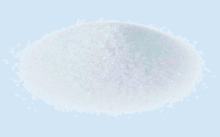 White glass bead media powder