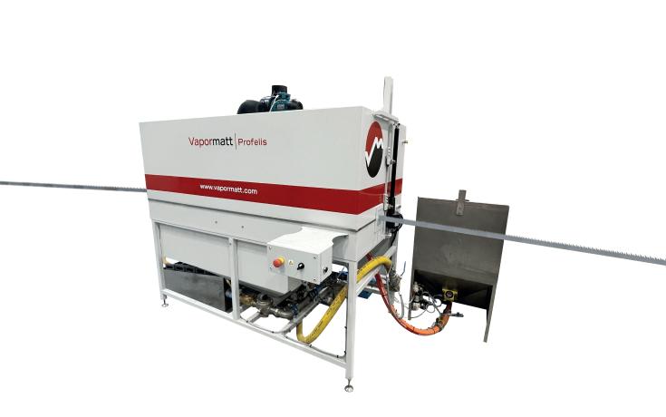 Vapormatt Profelis automatic wet blasting machine