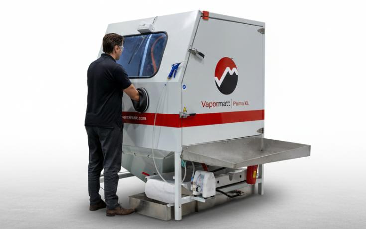 Vapormatt PumaXL manual wet blasting machine