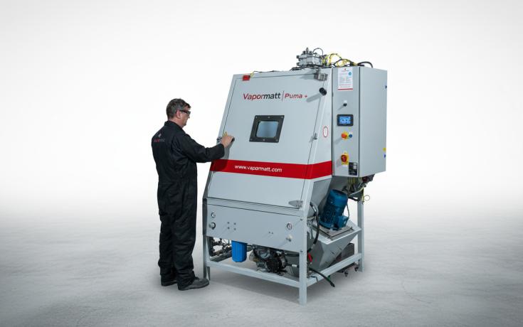 Vapormatt Puma|+ automatic wet blasting machine