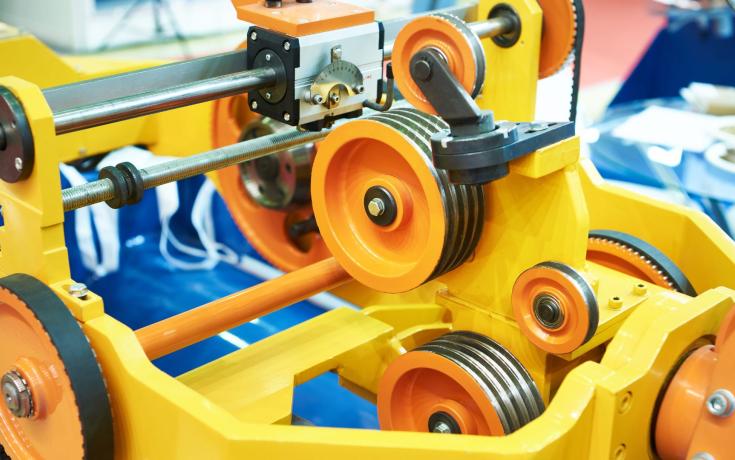 Part of an aluminium cable extrusion machine