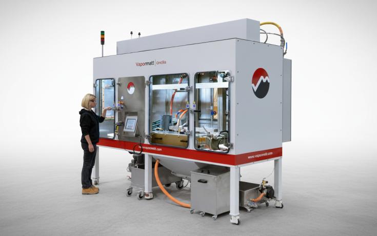 Vapormatt Oncilla automatic wet blasting machine