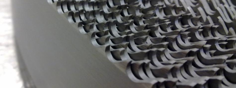 Band saw blade surface preparation