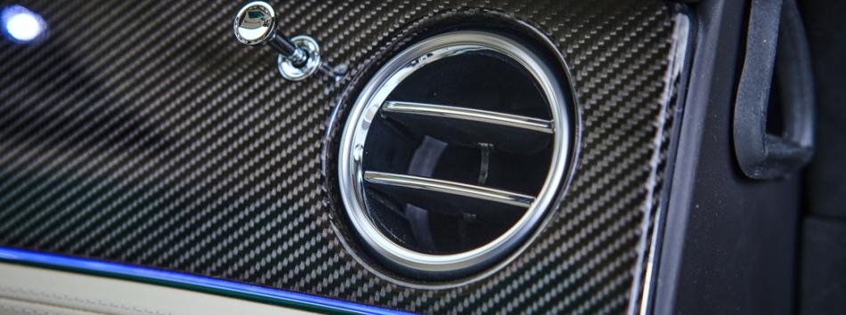 Carbon fibre in a luxury car
