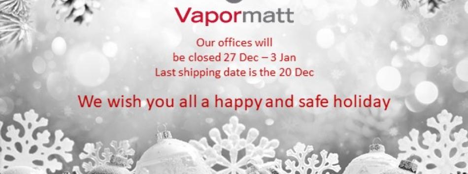 Vapormatt Christmas Opening Times