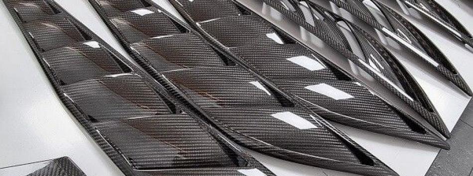 Composite Components after finishing and coating