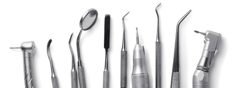 Selection of dental instruments