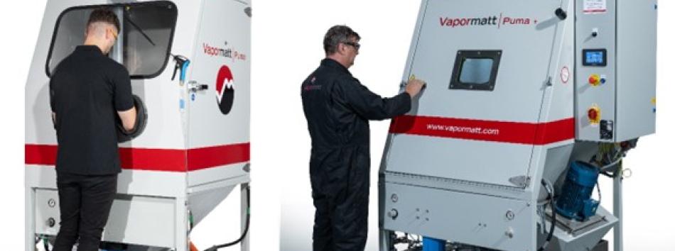 Puma manual and automatic wet blasting machines for composite bonding preparation