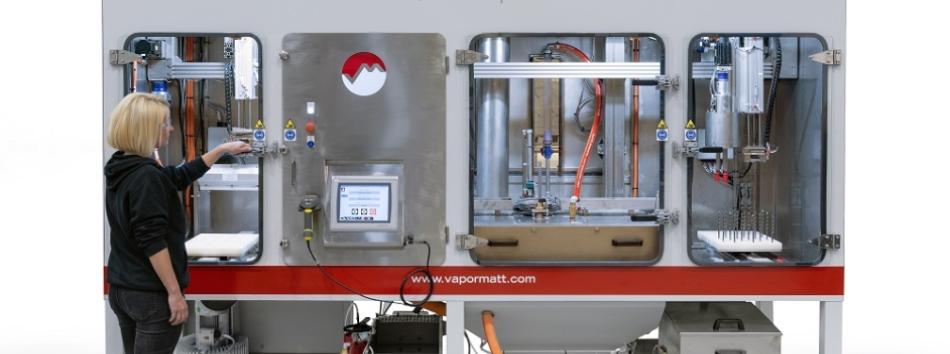 Vapormatt Oncilla automatic wet blasting machine
