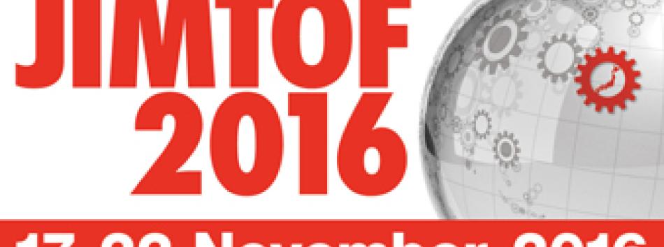 JIMTOF exhibition banner 2016
