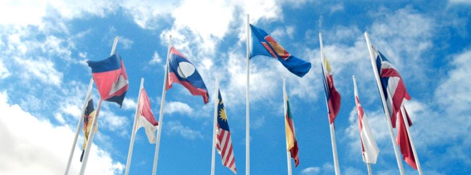Various country flags