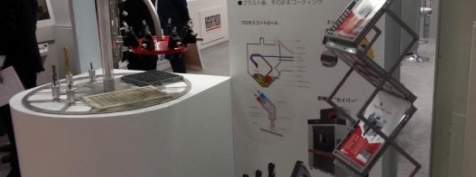 Wet blasting at JIMTOF 2014, EuroTechno in Japan