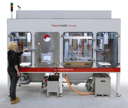 Vapormatt Oncilla automatic wet blasting machine