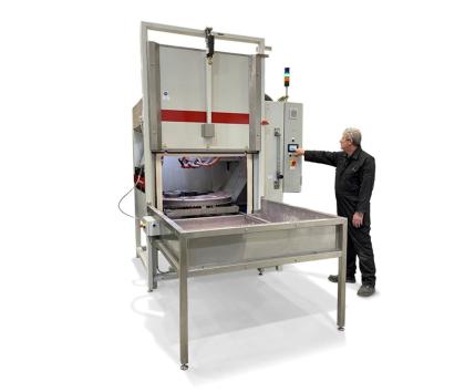 Vapormatt Cougar+ automatic wet blasting machine with single load end