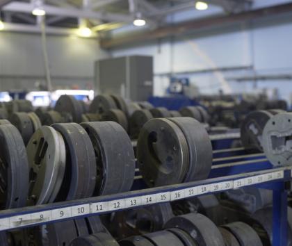 Aluminium extrusion dies in storage