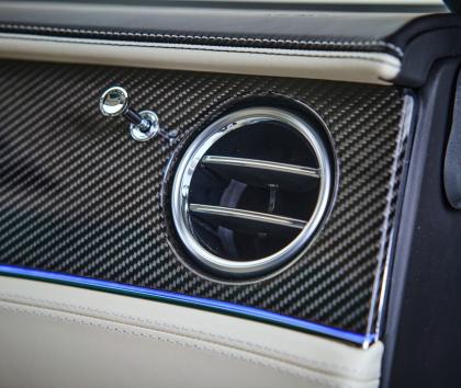 Carbon fibre in a luxury car