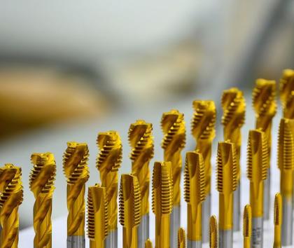 Coated threading taps