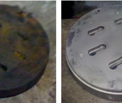 Wet blasting is a great way to get dies clean