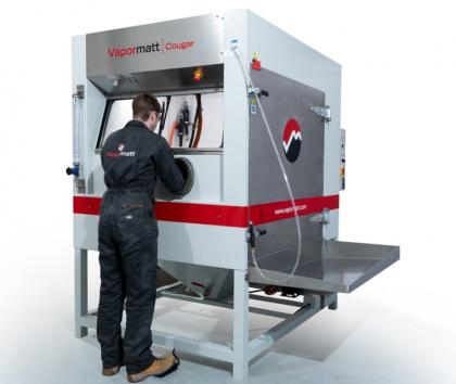 Vapormatt Cougar Manual Wet-Blasting Machine