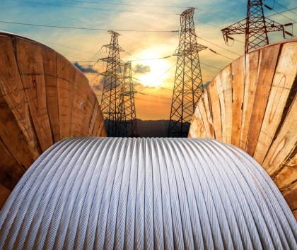 Overhead power cable
