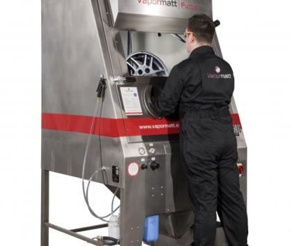 SMART alloy, Wheel repair, Vixen surface, Wet blasting machine