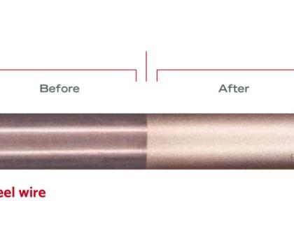 Vapormatt | Vapor Blasting Steel Wire
