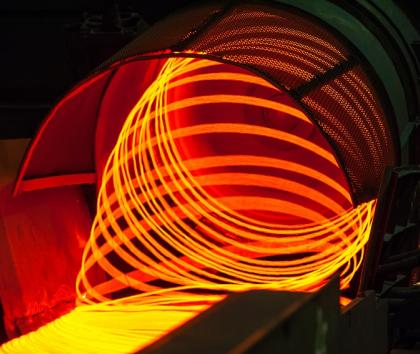 Steel wire production