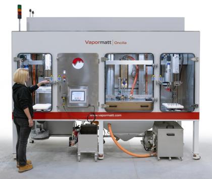 Vapormatt Oncilla automatic wet blasting machine