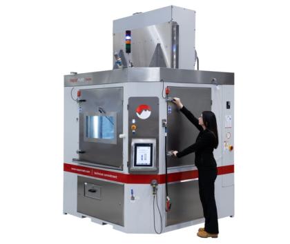 Vapormatt robotic Sabre wet blasting machine