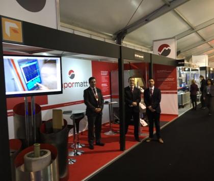 Vapormatt exhibition stand at the Farnborough 2016 exhibition