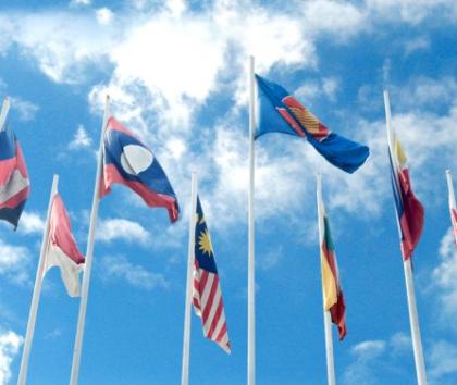 Various country flags