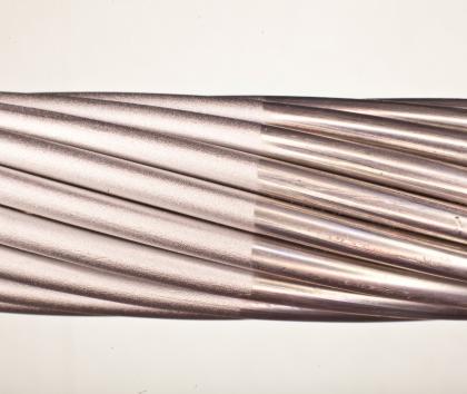 Sample length of overhead power cable