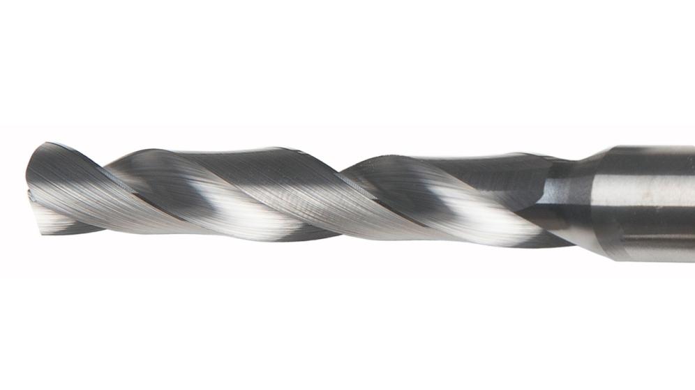 Drill bit before wet blasting