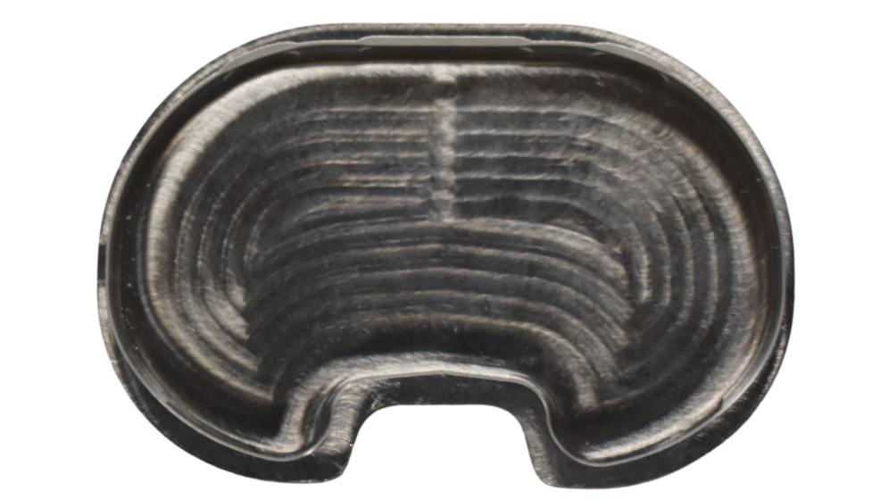 Tibial tray before wet blasting