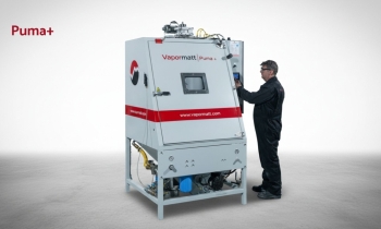 Vapormatt Puma+ automatic wet blasting machine