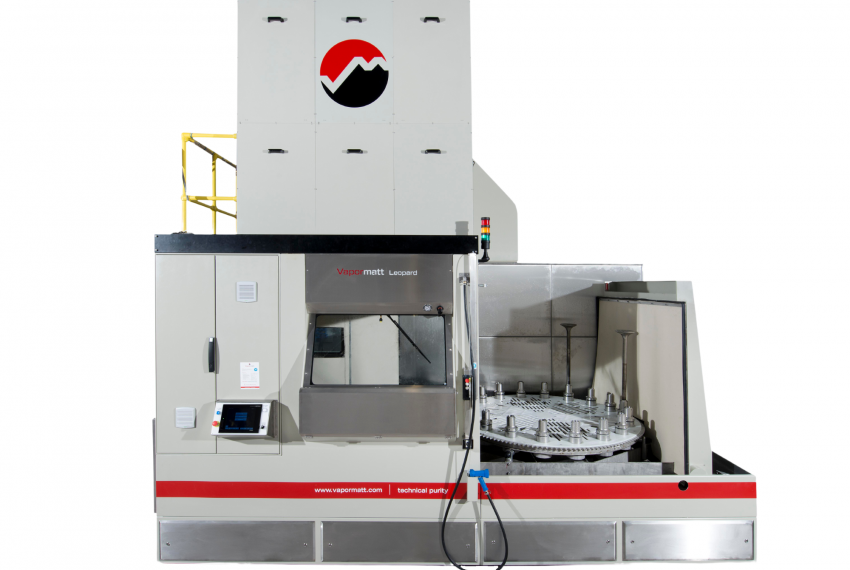 Vapormatt Leopard Horizontal Wet Blasting Machine