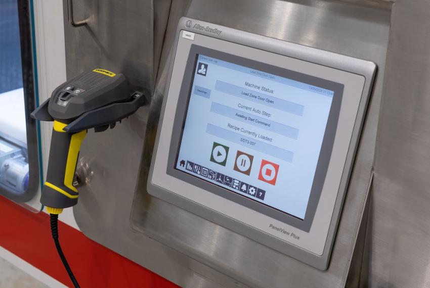 Vapormatt Oncilla barcode reader and HMI