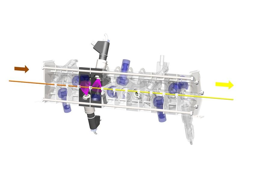 Profelis automatic wet blasting machine blast gun manifold