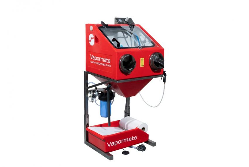 Vapormate Wet-Blasting manual system by Vapormatt (also known as Vapor Blasting or Vapour Blasting)